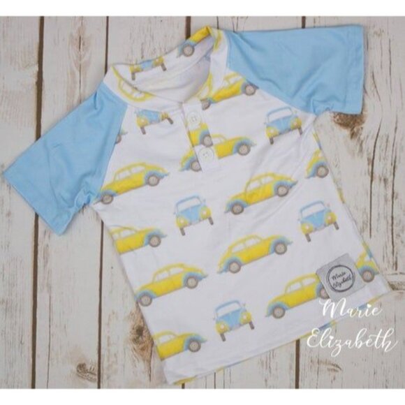 Classic Beetle Tee 100% Milk Cotton Various Sizes 7/8 - Picture 1 of 1